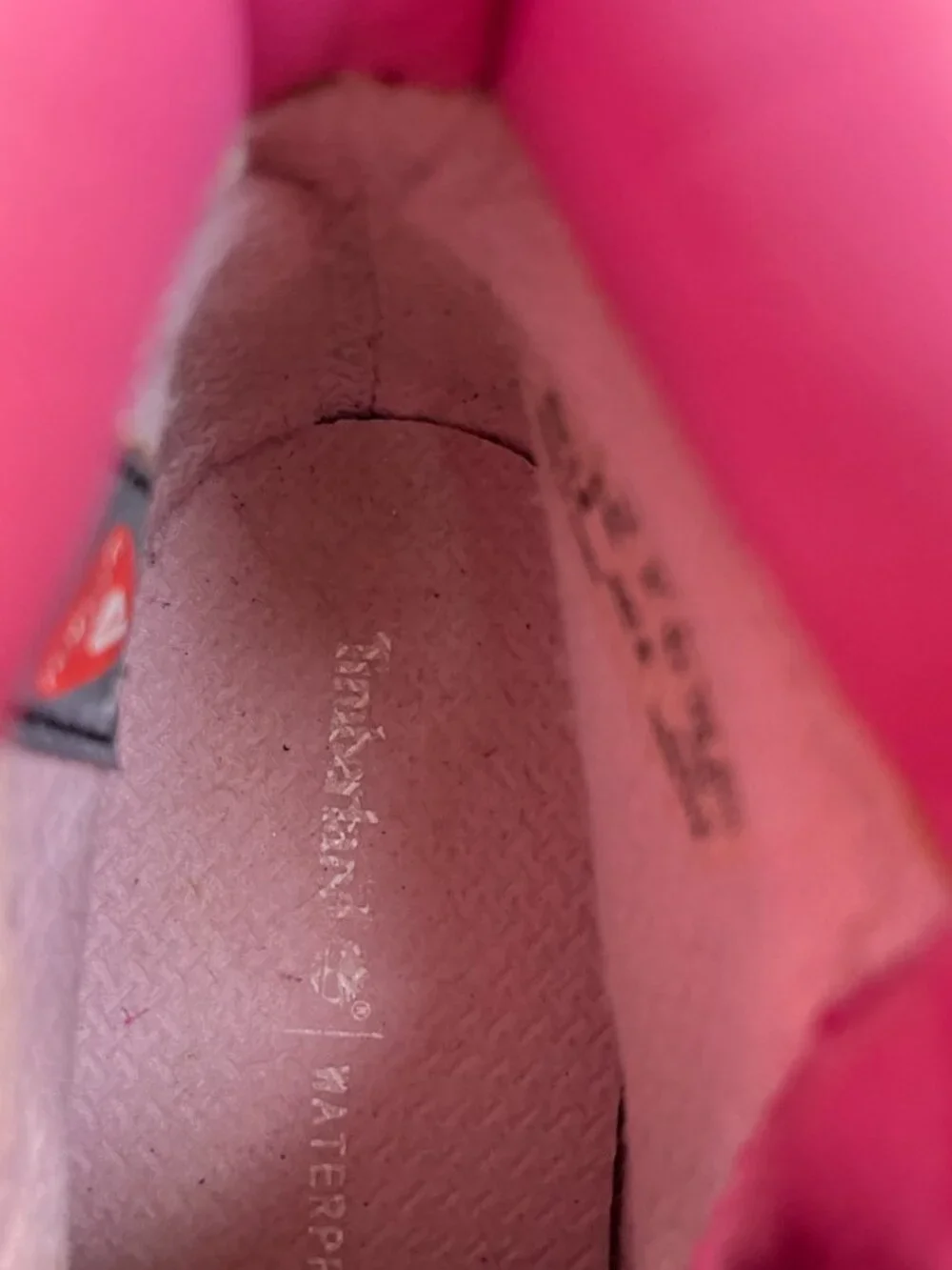 Timberland‎ 6 Inch Premium Girls Size 10C Pink Outdoor Waterproof Nubuck Boots